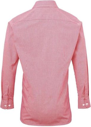 Męska Koszula Z Długim Rękawem Gingham Micro Checked - zdjęcie 2