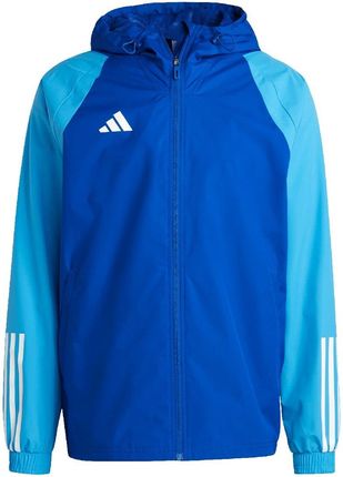 Kurtka męska adidas Tiro 23 Competition All Weather niebieska IC4572