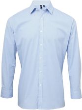 Zdjęcie Męska Koszula Z Długim Rękawem Gingham Micro Checked - Czarna Białostocka