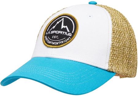 Czapka z daszkiem La Sportiva Belayer Cap - White/Stone-Blue