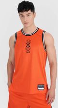 Męski top do koszykówki oversize 4F 4FRSS25TFSLM714 - pomarańczowy