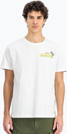 Koszulka męska Alpha Industries Pearl Harbor Back Print white Wiosna 2025