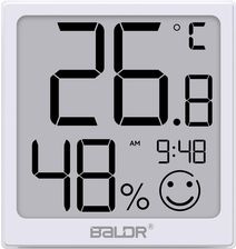 Stacja pogodowa BALDR B0552 Higrometr Termometr Zegar Poziom komfortu LCD