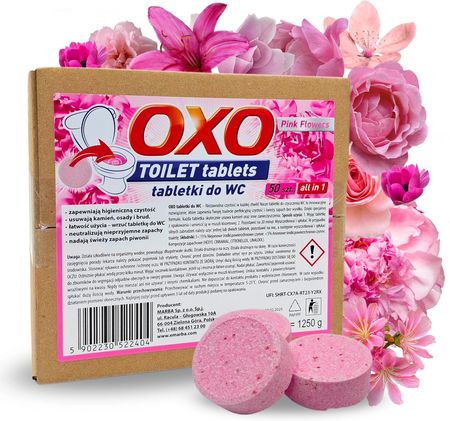 Tabletki Do Wc Pink Flowers Oxo 50 Szt.