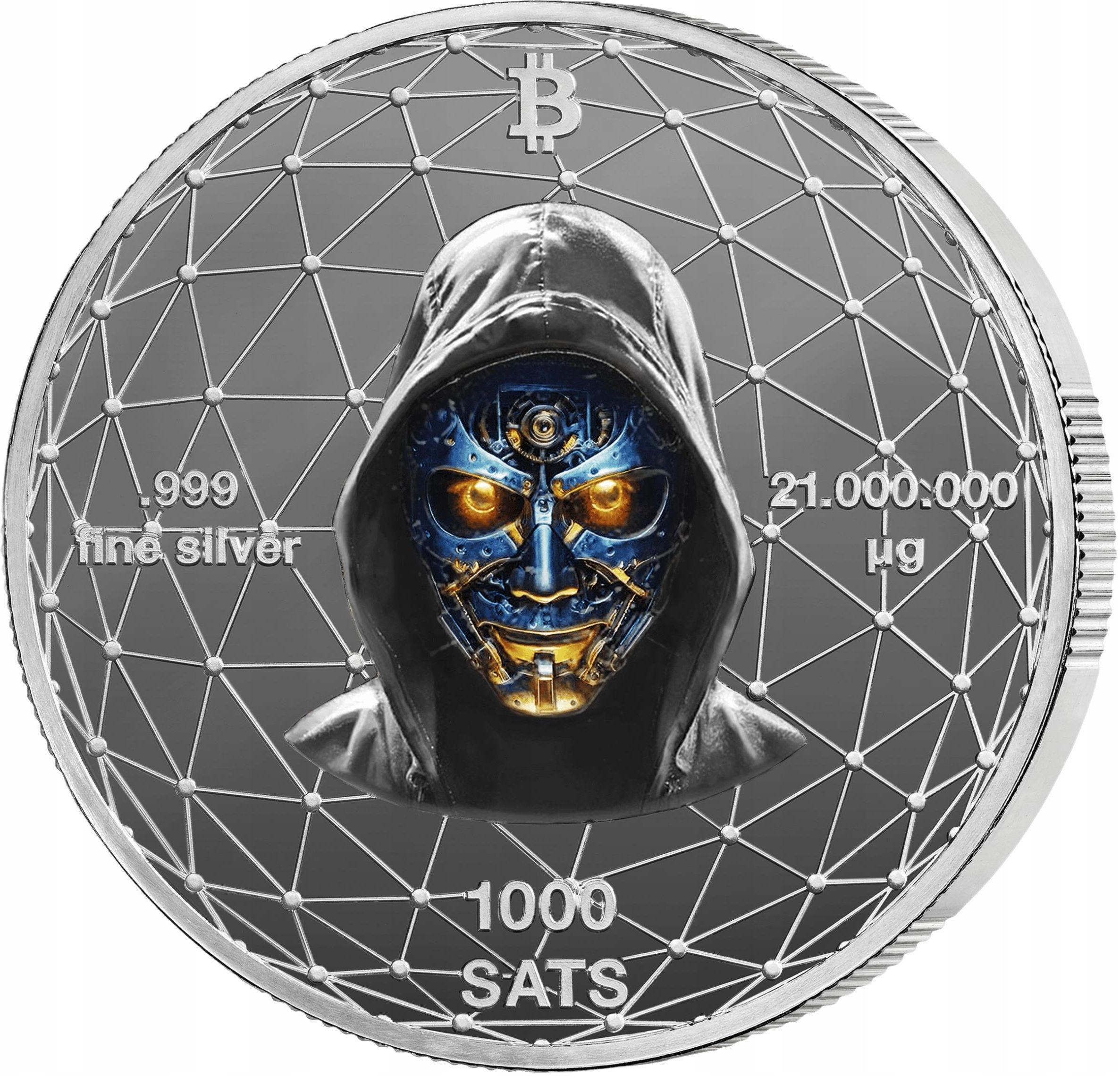 Nieakredytowany 1000 Satoshi Bitcoin Silver Crab Srebrna Moneta - Ceny i  opinie - Ceneo.pl