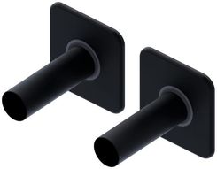 Zdjęcie Excellent Caldo Zestaw Maskujący Dwie Rozety Pojedyncze Czarny Mat Grexca90M1Bl - Otyń