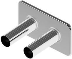 Zdjęcie Excellent Caldo Zestaw Maskujący Rozeta Podwójna Chrom Grexca95M2Cr - Otyń