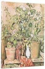 Zdjęcie Kalendarz Paperblanks 2025/2026 Cezanne’s Terracotta Pots and Flowers Midi. Kalendarz 18-miesięczny - Sulęcin