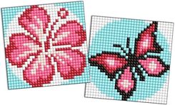 Zdjęcie Ideyka Ideyka Diamentowa Mozaika Na Naklejce 9X9Cm Kids Kolor Różowy - Łódź