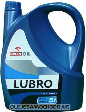 Orlen Oil LUBRO 20W-50 5L