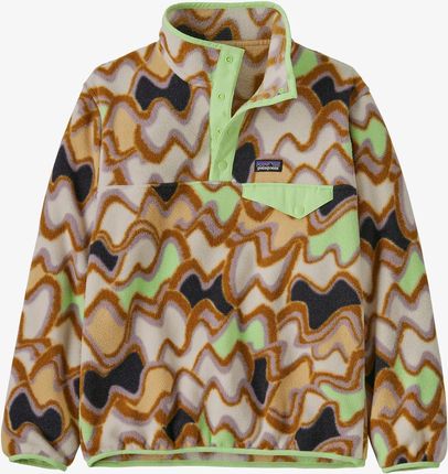 Bluza dziecięca Patagonia LW Synchilla Snap-T Pullover - mall currents natural