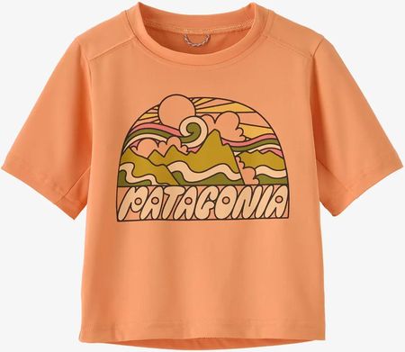Koszulka dziecięca Patagonia Cap SW T-Shirt - fitz roy rays/heirloom peach