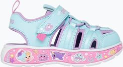 Zdjęcie Sandały dziecięce SKECHERS Play Scene Splash Cute Crew turquoise/lavender Wiosna 2025 - Łomianki