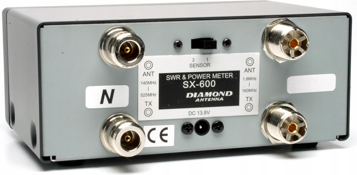 DIAMOND SX-600N ROSMETRO/WATTMETRO – 1,8~160MHz E 140~525MHz, 5~200W, Con Connettori NJ E MJ - 2