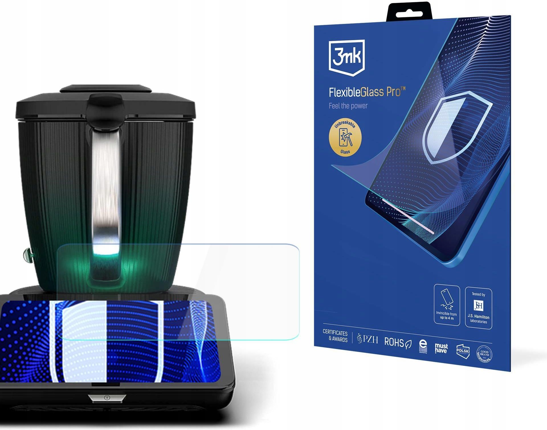 ７用-3CELLVVIS 3Mk Nietłukące szkło hybrydowe na ekran do Thermomix TM7