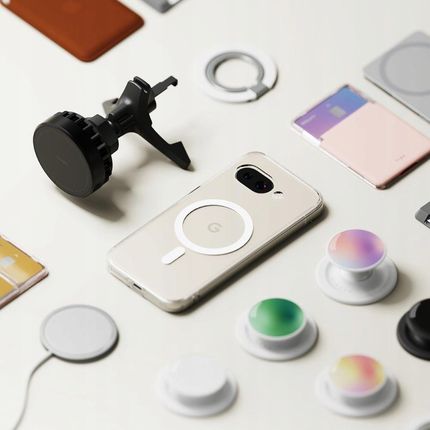 Ringke Przezroczyste Sztywne Etui Magsafe Google Pixel 9A 2 Pak Szkło - zdjęcie 3