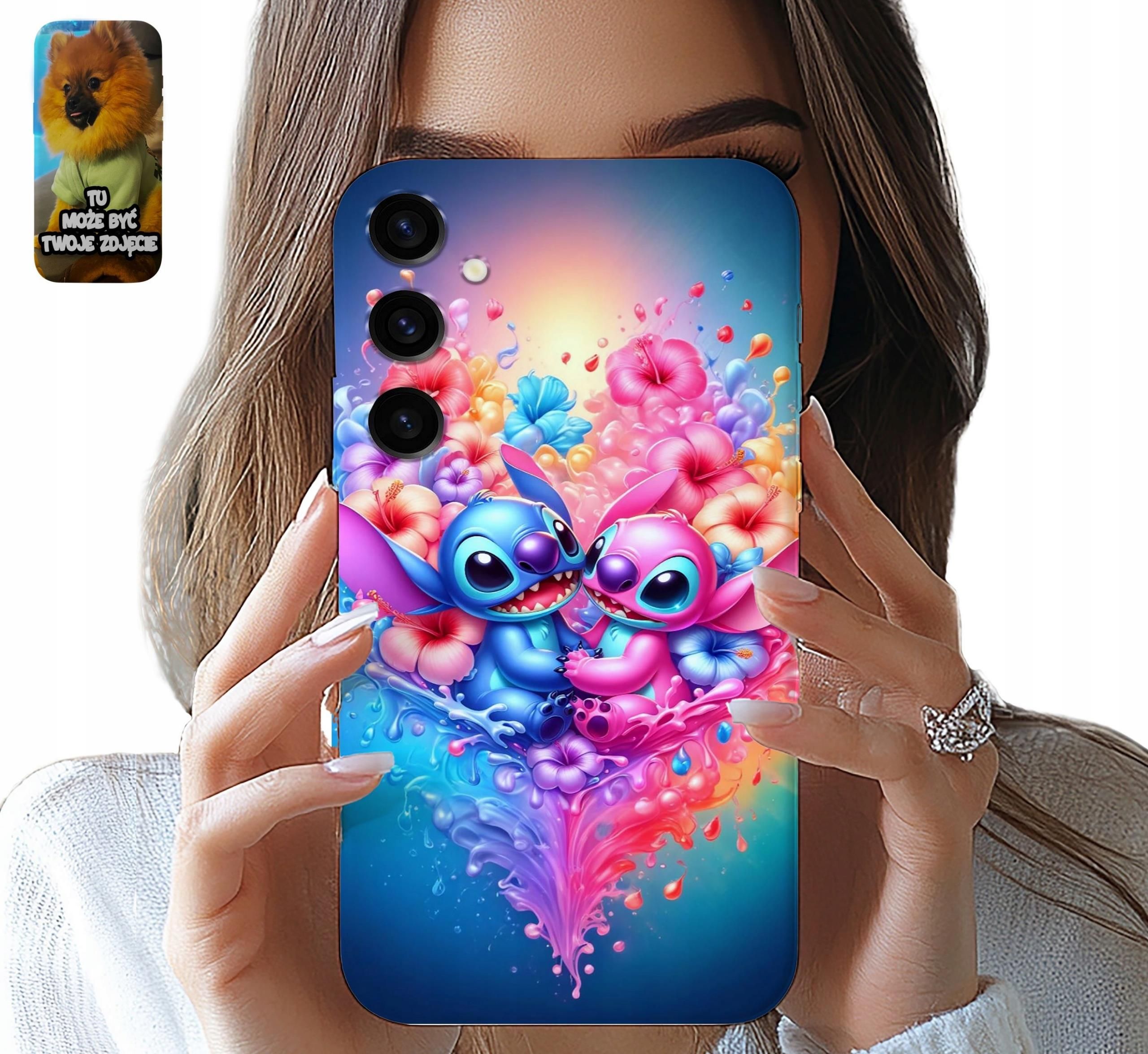 Etui Case Samsung Galaxy A15 4G Stich Lilo Stitch Serce Z