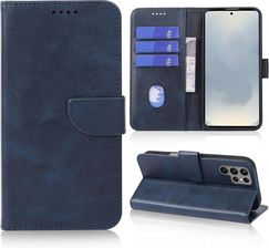 Smartguard Zamykane Etui Z Klapką Wallet Case Granatowe Do Samsung Galaxy S25 Ultra