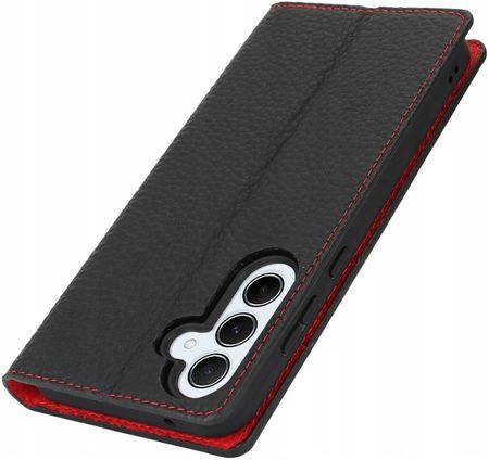 Erbord Skórzane Etui Z Klapką Do Samsung Galaxy S25 Obudowa Podstawką Portfel - zdjęcie 3