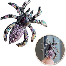 Zdjęcie Broszka ozdobna kryształki pająk BZ190 - Pruszcz Gdański