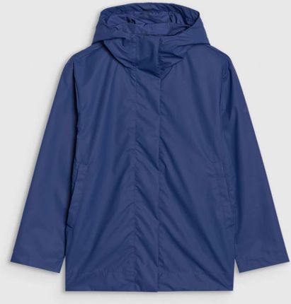 Dziecięca kurtka przejściowa przeciwdeszczowa  4F 4FJWSS25TJACU213 - granatowa