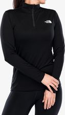 Zdjęcie Bluza damska The North Face Flex 1/4 Zip Tee Slim - tnf black - Zielonka