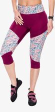 Zdjęcie Legginsy wspinaczkowe Ocun Rhea 3/4 Leggings - wine rhododendron - Baborów