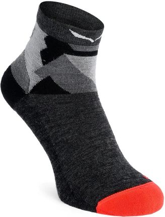 Skarpety damskie Salewa Pedroc Camu AM Qrt Sock - black out