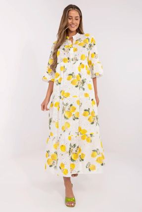 Sukienka Model MI-SK-260.73P Ecru - Italy Moda