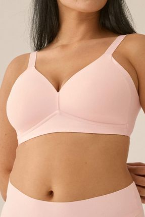 Biustonosz bez fiszbin NATURANA 5232 pudrowy róż (80 C)