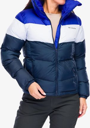 Kurtka ocieplana damska Columbia Puffect II Colorblock Jacket - collegiate navy/snowdrift/blue