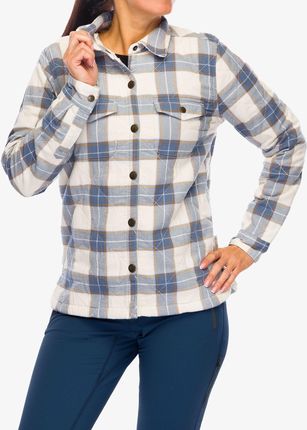 Koszula turystyczna damska Royal Robbins Snowcap Lined Flannel LS - chalk runyon pld