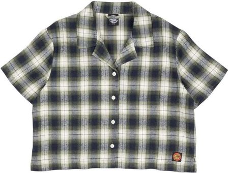 koszula SANTA CRUZ - Classic Check Crop Shirt Navy/Green Check (NAVY GREEN CHECK) rozmiar: 10