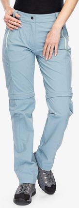 Spodnie turystyczne damskie Vaude Farley Stretch ZO T-Zip Pants II - nordic blue