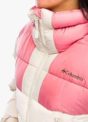 Kurtka ocieplana damska Columbia Pike Lake II Cropped Jacket - chalk/pink agave/dark stone
