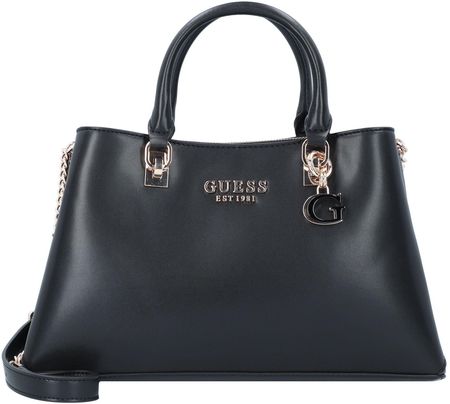 Guess torba z krótką rączką Eliette Logo Girlfriend Satchel czarna