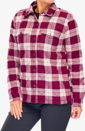 Koszula turystyczna damska Royal Robbins Snowcap Lined Flannel LS - burnt grape runyon pld