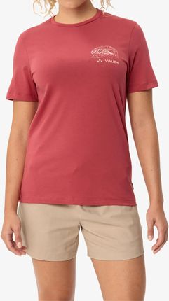Koszulka bawełniana damska Vaude Spirit T-Shirt II - brick
