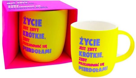 Kukartka Kubek Neonowy Życie Edukamp