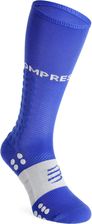 Skarpety Biegowe Compressport Compression Full Socks Run - Dazz Blue/Sugar
