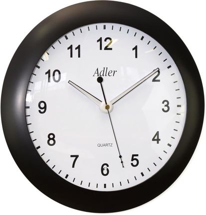 Adler Zegar ścienny 30092-CZA 30 cm Czarny