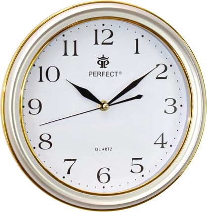 Perfect Zegar ścienny LC17-2-Silver 29 cm Srebrny