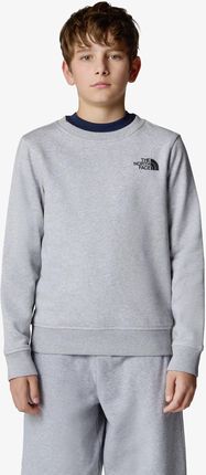 Bluza dziecięca The North Face Redbox Regular Crew - tnf light grey heather