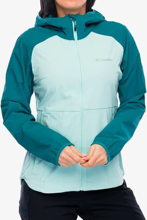 Kurtka softshell damska Columbia Heather Canyon II Hooded Softshell - spray/river blue