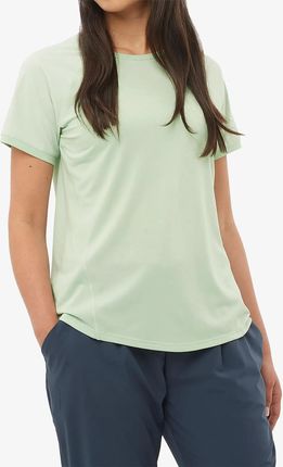 Koszulka szybkoschnąca damska Salomon Outline S/S Tee  - sea foam