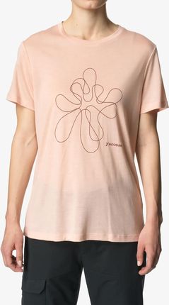 Koszulka damska Houdini Tree Message Tee - dulcet pink/circle