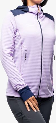 Bluza z kapturem damska Mammut Taiss Light ML Hooded Jacket - supernova/marine
