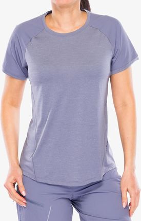 Koszulka damska Salomon Outline S/S Tee  - blue granite