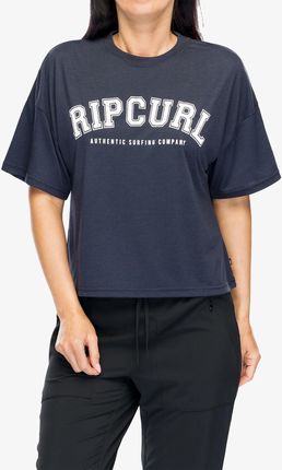 Koszulka z nadrukiem damska Rip Curl RSS Crop Tee - navy