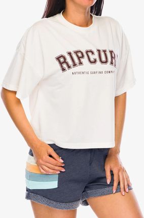 Koszulka z nadrukiem damska Rip Curl RSS Crop Tee - bone